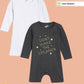 Broon Infant Baby Organic Cotton Full Sleeve Rompers