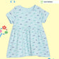 Broon Infant Baby Organic Cotton Short Sleeve Girls Dress