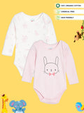 Broon Infant Baby Organic Cotton Short Sleeve Rompers