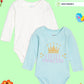 Broon Infant Baby Organic Cotton Short Sleeve Rompers