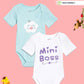 Broon Infant Baby Organic Cotton Short Sleeve Bodysuit