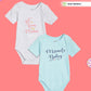 Broon Infant Baby Organic Cotton Short Sleeve Bodysuit