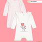 Broon Infant Baby Organic Cotton Full Sleeve Rompers