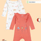 Broon Infant Baby Organic Cotton Full Sleeve Rompers