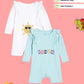 Broon Infant Baby Organic Cotton Full Sleeve Rompers