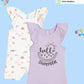 Broon Infant Baby Organic Cotton Short Sleeve Rompers