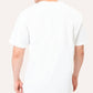 Broon Men White Solid Round Neck T-Shirt