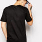 Broon Men Black Solid Round Neck T-Shirt