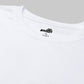 Broon Men White Printed Oversize Round Neck T-Shirt