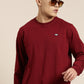 Men's Solid Round Neck Full Sleeve Sweatshirt