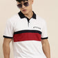 Men's Cut & Sew Colorblock Casual Polo Collar T-Shirt