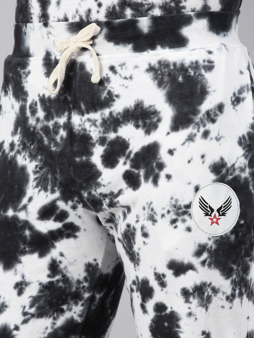 JOVEN MENS TIE-DYE CO-ORDINATED SET(T-SHIRT AND PANT)