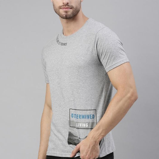 JOVEN MEN PRINTED T-SHIRT
