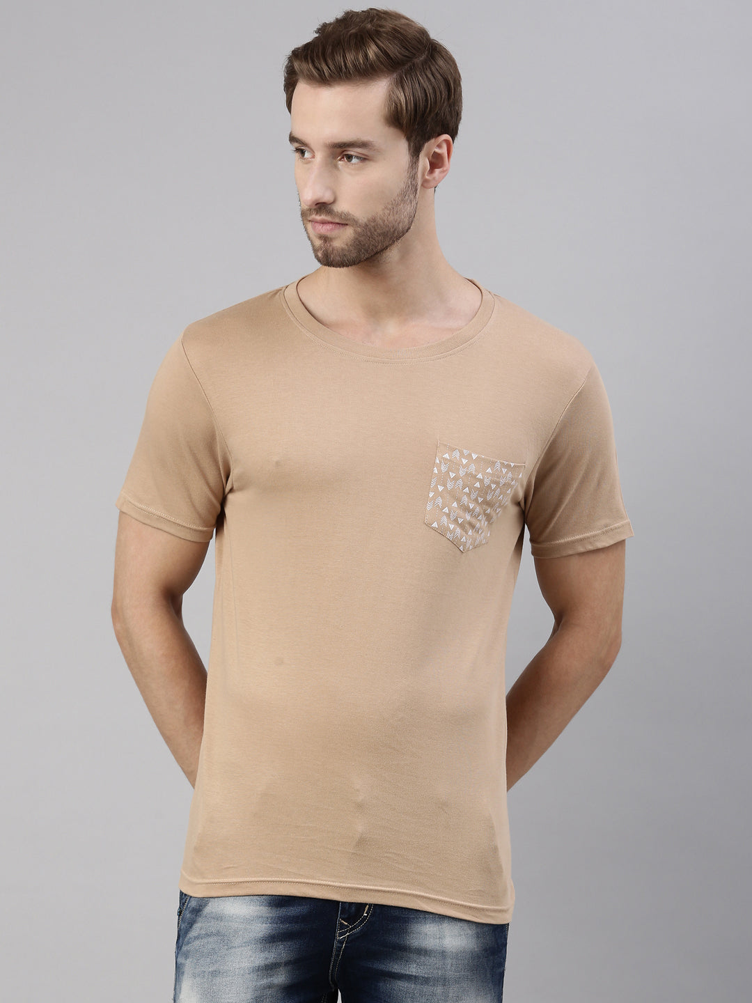 JOVEN MEN PRINTED T-SHIRT