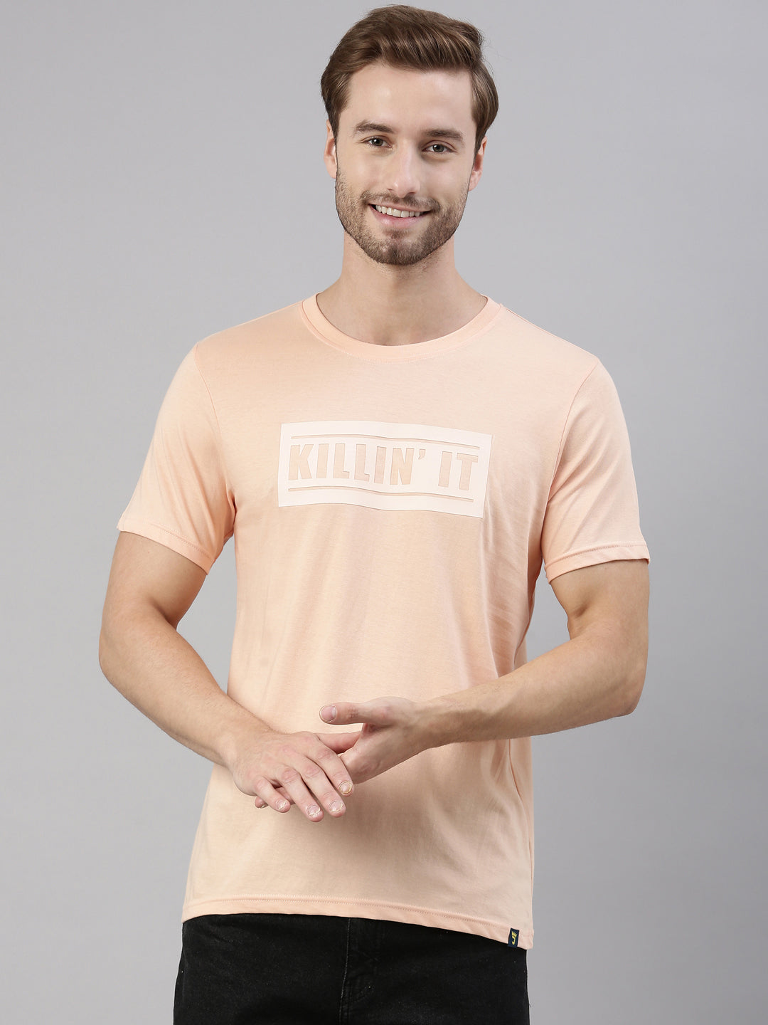 JOVEN MEN PRINTED T-SHIRT
