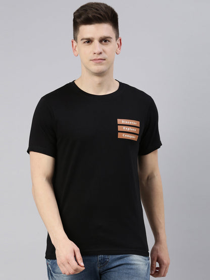 JOVEN MEN PRINTED T-SHIRT