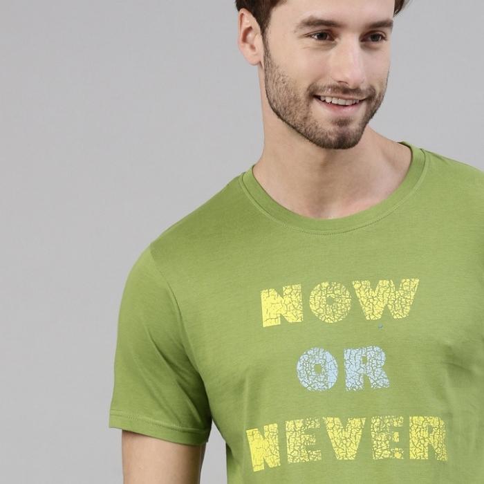 JOVEN MEN PRINTED T-SHIRT