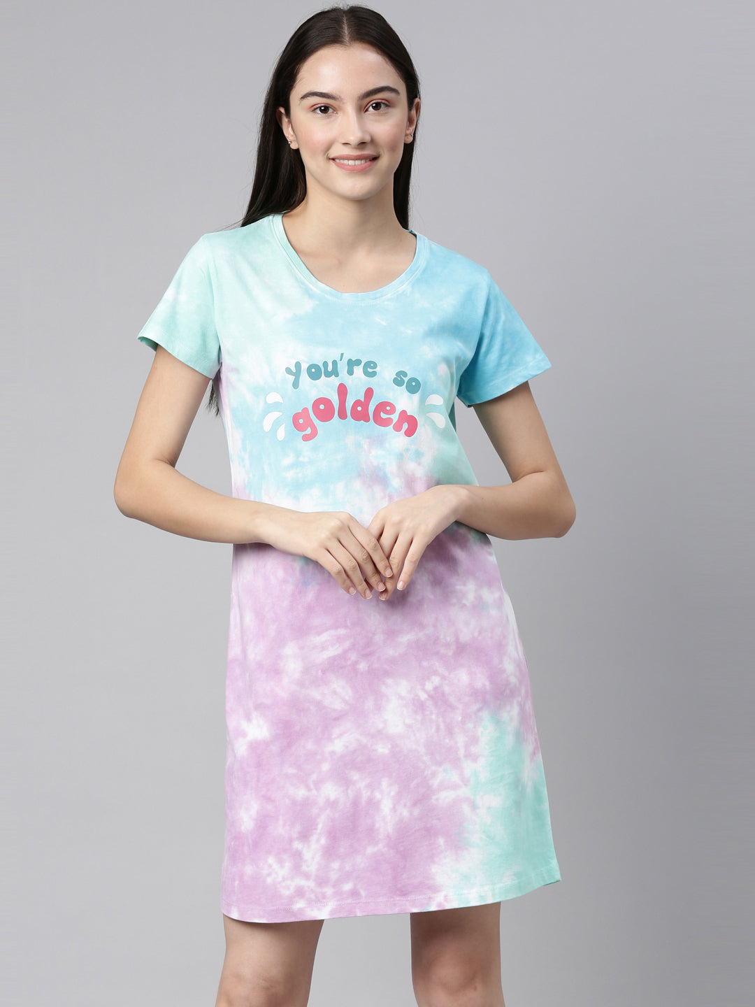 CURARE WOMENS TIE-DYE LONG TEE