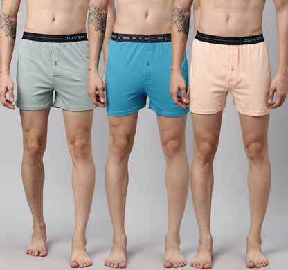 JOVEN MEN FIT ME BOXER SHORTS - PACK OF 3