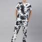 JOVEN MENS TIE-DYE CO-ORDINATED SET(T-SHIRT AND PANT)
