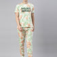 JOVEN MENS TIE-DYE CO-ORDINATED SET(T-SHIRT AND PANT)