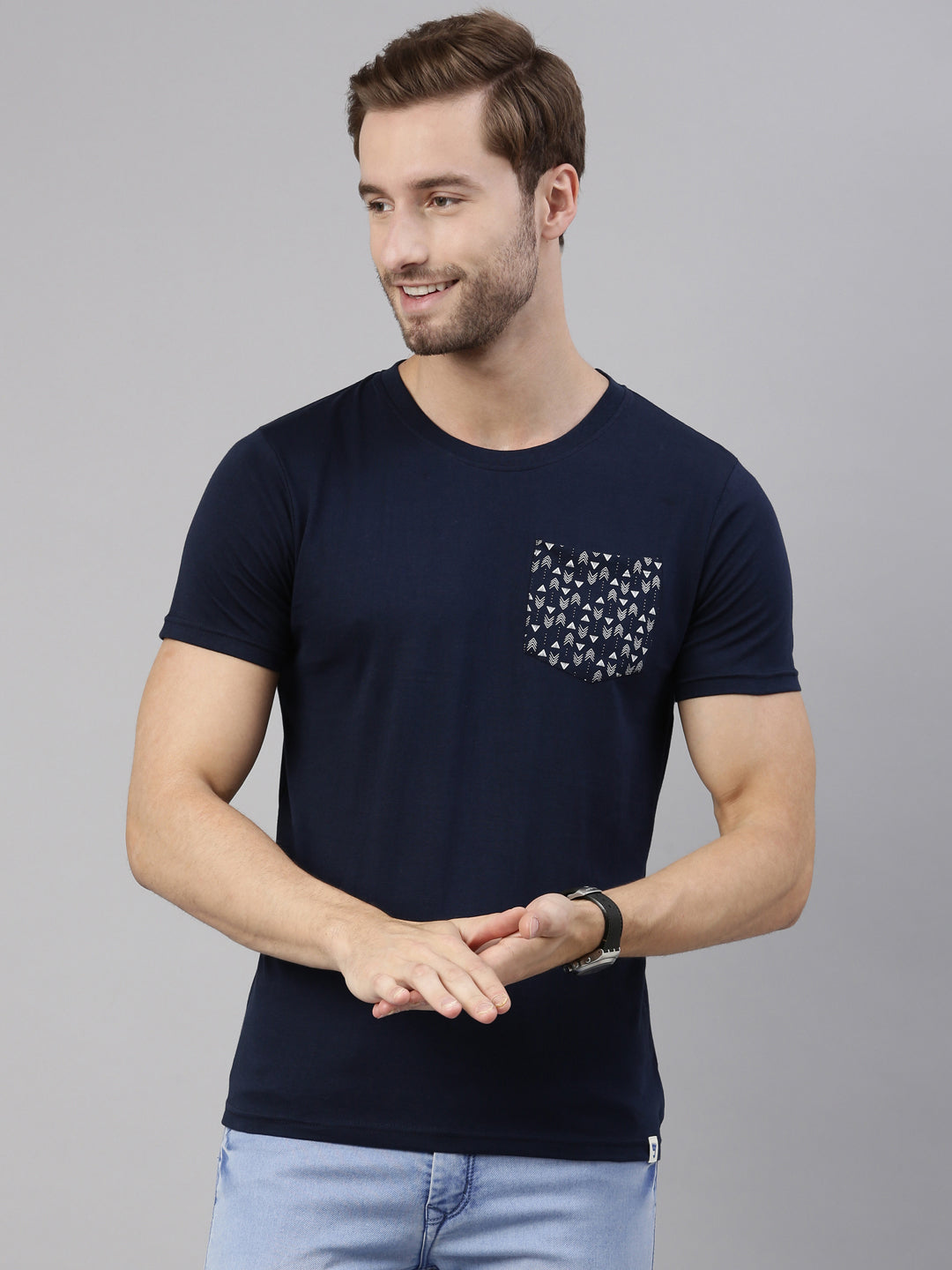 JOVEN MEN PRINTED T-SHIRT