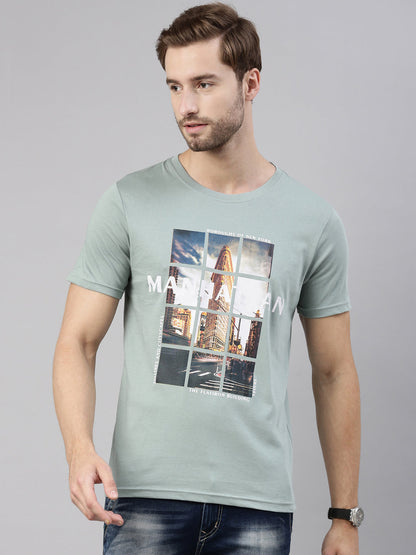 JOVEN MEN PRINTED T-SHIRT