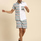 Joven Men's Multicolor Printed Co-Ords Set