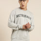 Men's Solid Round Neck Full Sleeve Sweatshirt