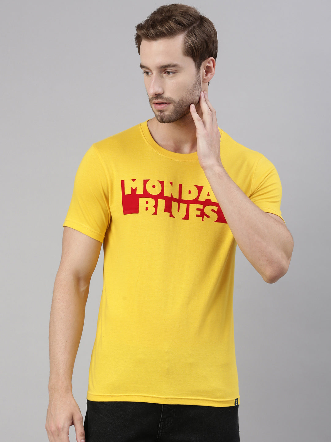 JOVEN MEN PRINTED T-SHIRT