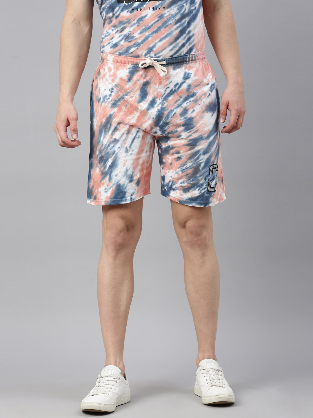 JOVEN MENS TIE-DYE SHORTS(SHORTS ONLY)