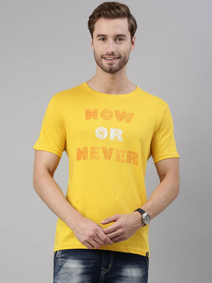JOVEN MEN PRINTED T-SHIRT