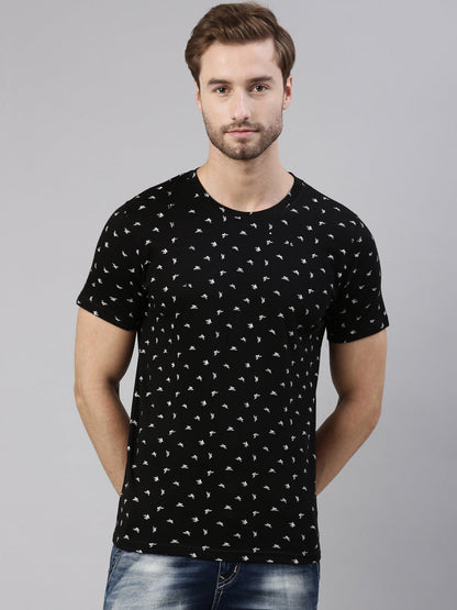 JOVEN MEN PRINTED T-SHIRT