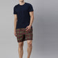 JOVEN MEN CHECKED PURE COTTON EASY SHORTS