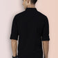Broon Mens Slim Fit Premium Cotton Solid Shirt