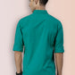 Broon Mens Slim Fit Premium Cotton Solid Shirt