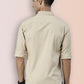 Broon Mens Slim Fit Premium Cotton Solid Shirt