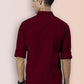 Broon Mens Slim Fit Premium Cotton Solid Shirt