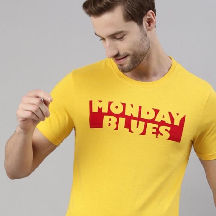 JOVEN MEN PRINTED T-SHIRT