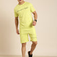 JOVEN Men Light Green Printed Co-Ords Set