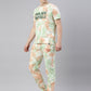 JOVEN MENS TIE-DYE CO-ORDINATED SET(T-SHIRT AND PANT)