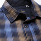 JOVEN Men Checked Pure Cotton Full Sleeve Casual Shirt