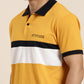 Men's Cut & Sew Colorblock Casual Polo Collar T-Shirt