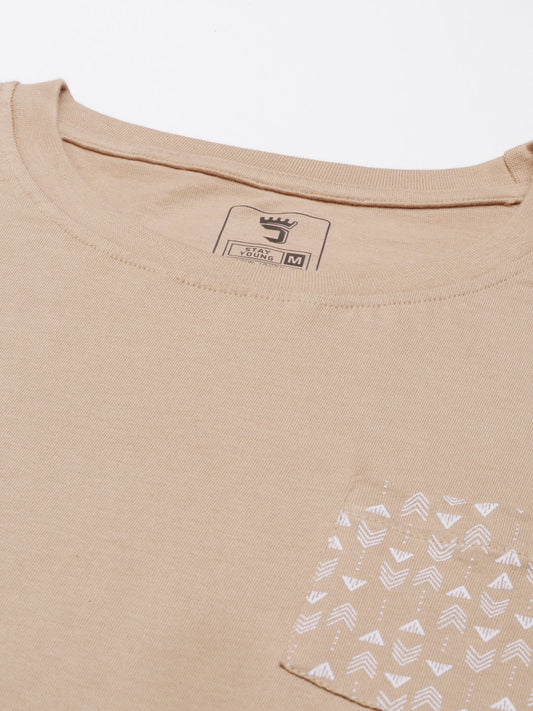JOVEN MEN PRINTED T-SHIRT