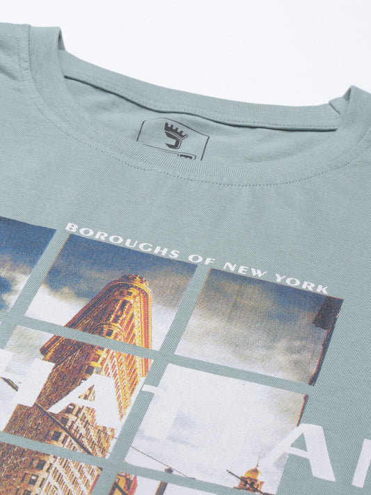 JOVEN MEN PRINTED T-SHIRT