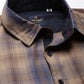 JOVEN Men Checked Pure Cotton Full Sleeve Casual Shirt