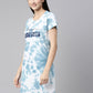 CURARE WOMENS TIE-DYE LONG TEE