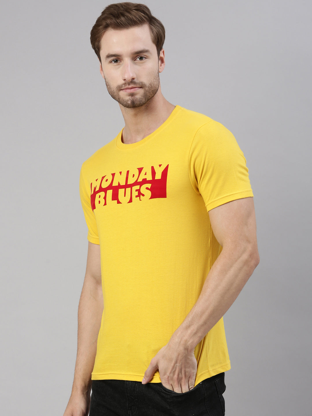 JOVEN MEN PRINTED T-SHIRT