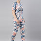 JOVEN MENS TIE-DYE CO-ORDINATED SET(T-SHIRT AND PANT)