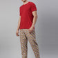 JOVEN MENS PRINTED LOUNGE SET